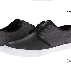 DC STUDIO TX SE MEN’S BLACK SNEAKERS BLACK AND GREY